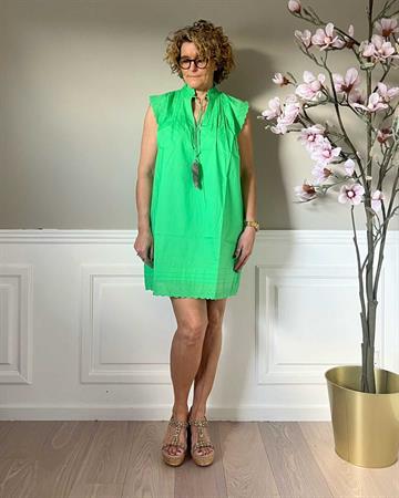 Co Couture Prima Pintuck Dress Vibrant Green 96714 